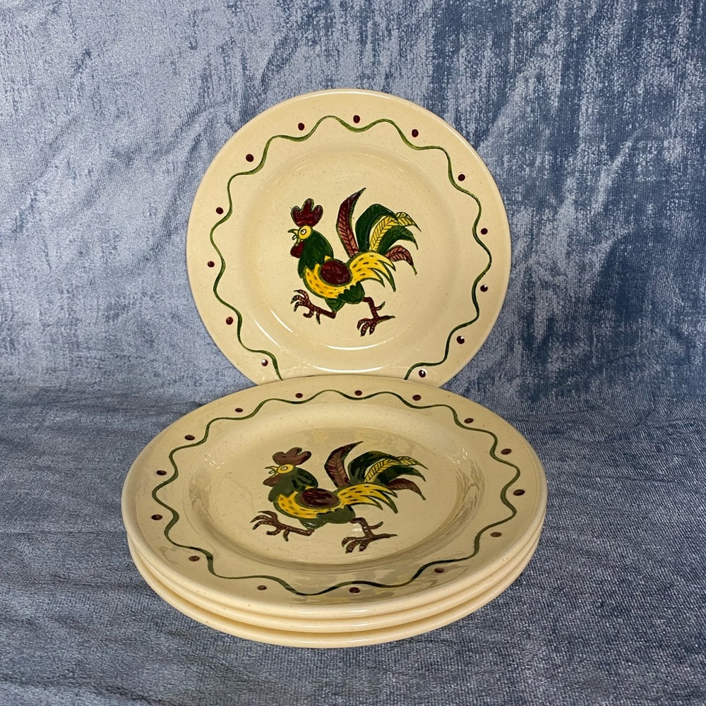 Vintage Metlox Poppytrail, California Provincial Dinnerware Dinner Plate,  10",